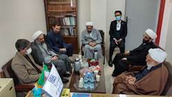 دیدار رئیس دانشگاه با سرپرست نهاد مقام معظم رهبری در دانشگاه